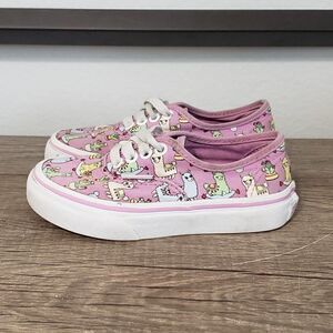 Vans Authentic Youth Skate Shoes Size 10.5 Pink